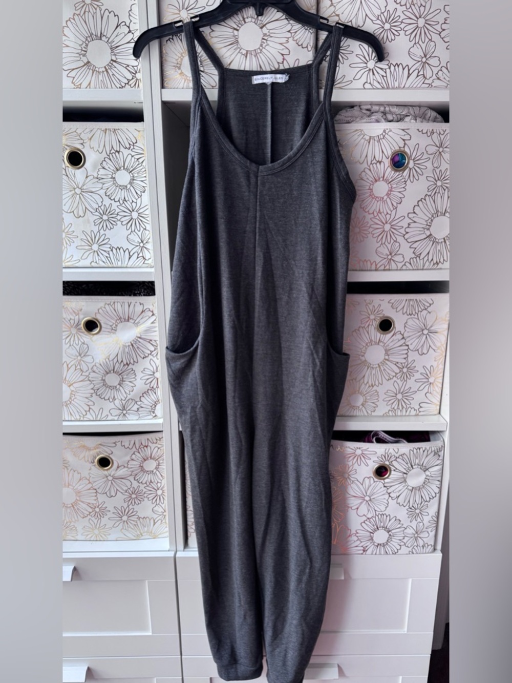 Sincerely Jules Charcoal Gray Knit Romper. Spring cleaning-make an offer! 🙂